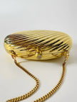 Vintage Schéilan Firenze jewel bag in twisted gold-tone metal with a couture tassel