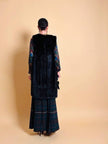 Maxi kilt sartoriale in lana fantasia tartan
