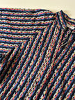 Vintage Yves Saint Laurent Hemd aus Baumwolle mit buntem Mikro-Muster