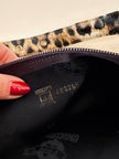 Marsupio in raso leopardato “Moschino”