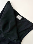 Jumpsuit vintage Pianoforte di Max Mara in crepe chine nero