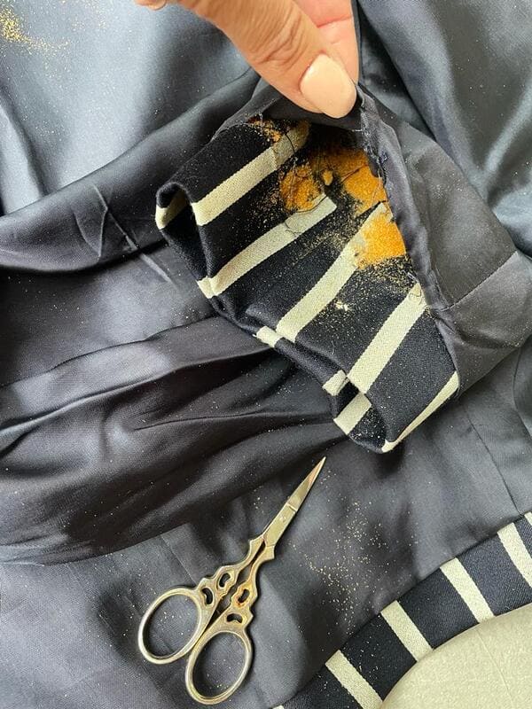 Iconico blazer gessato Yves Saint Laurent