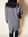 Borsa hobo Furla in pelle verniciata bordeaux