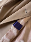 Trench oversize in gabardine color cammello