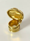 Anello Yves Saint Laurent Arty Ring con cabochon blu effetto Lapislazzuli