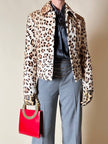 Giacca in cavallino leopardato “Iceberg”