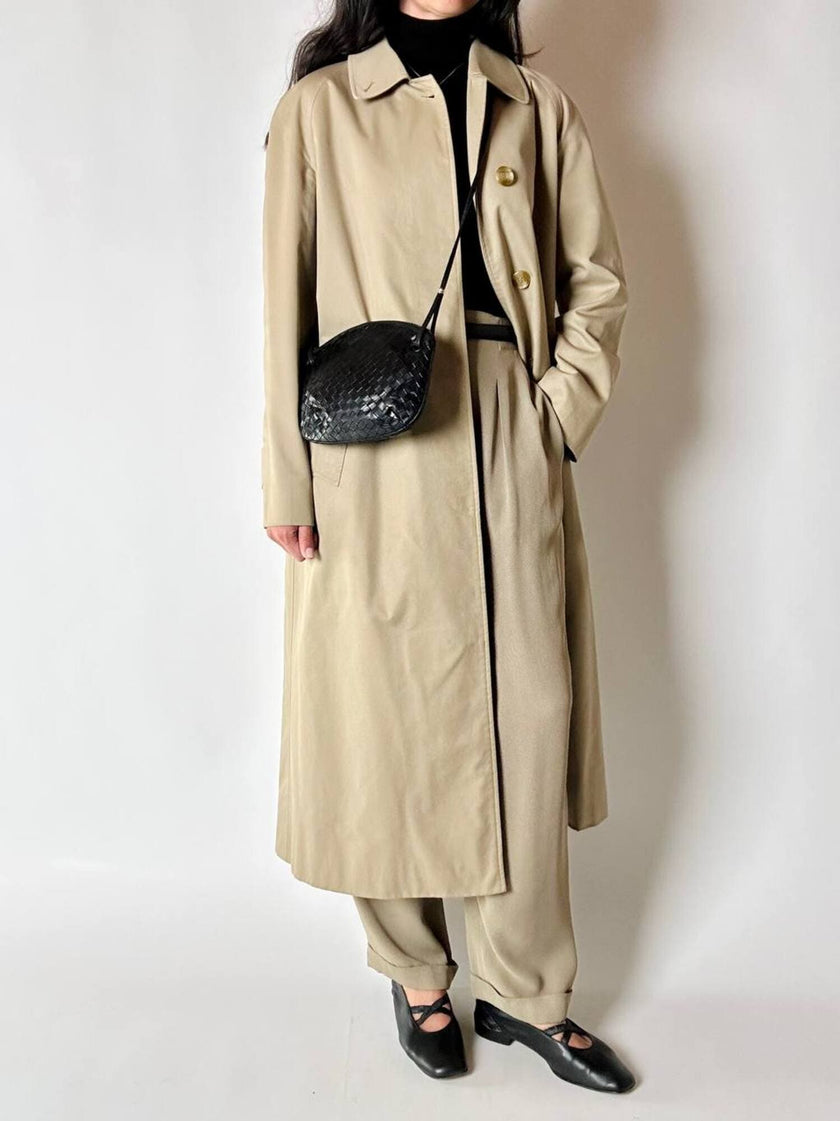 Trench vintage Burberry’s in gabardine beige