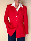 Blazer rosso “Yves Saint Laurent Variation”