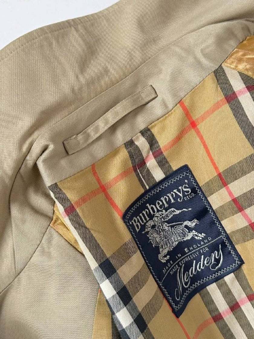 Trench vintage Burberry’s in gabardine beige