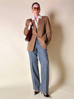 Pantalone classico in lana grisaglia “Yves Saint Laurent”