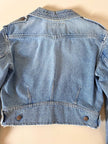 Giacca cropped Katharine Hamnett London in Denim chiaro slavato