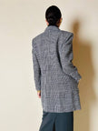 Blazer doppiopetto in lana principe di Galles “Yves Saint Laurent”