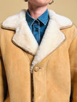 Shearling Oiginal in suede color biscotto