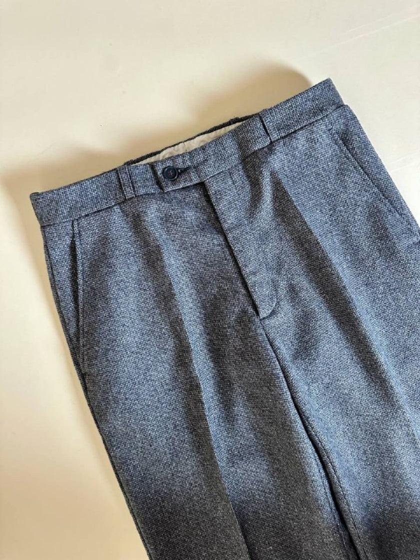 Pantalone classico in lana grisaglia “Yves Saint Laurent”