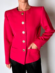 Blazer vintage Yves Saint Laurent Variation in rasato di lana rossa