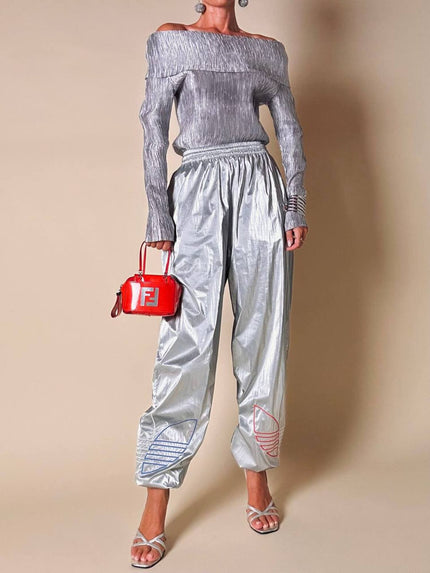 Pantaloni adicolor Tricolor Metallic Japona “Adidas”