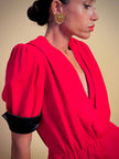 Clip dorate a forma di cuore “Yves Saint Laurent”