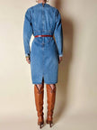 Abito Oaks By Gianfranco Ferré in denim slavato