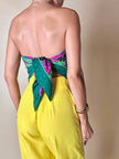 Pañuelo con estampado floral multicolor “Yves Saint Laurent”