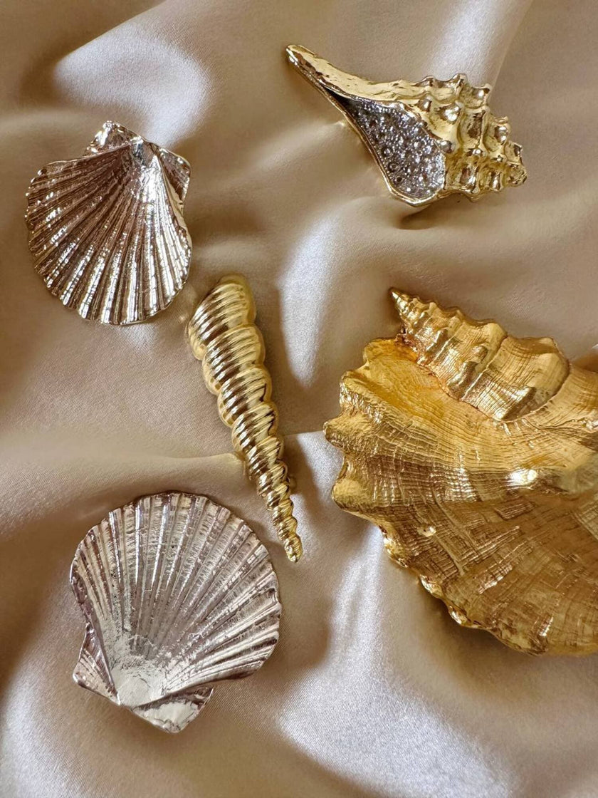 Spilla argento a forma di capasanta