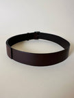 Cintura in pelle testa di moro “Jil Sander”