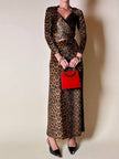 Gonna lunga con top in coordinato in velluto animalier “Roman’s”