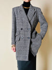 Blazer doppiopetto in lana principe di Galles “Yves Saint Laurent”