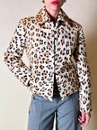Giacca in cavallino leopardato “Iceberg”