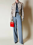 Giacca in cavallino leopardato “Iceberg”