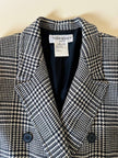 Blazer doppiopetto in lana principe di Galles “Yves Saint Laurent”