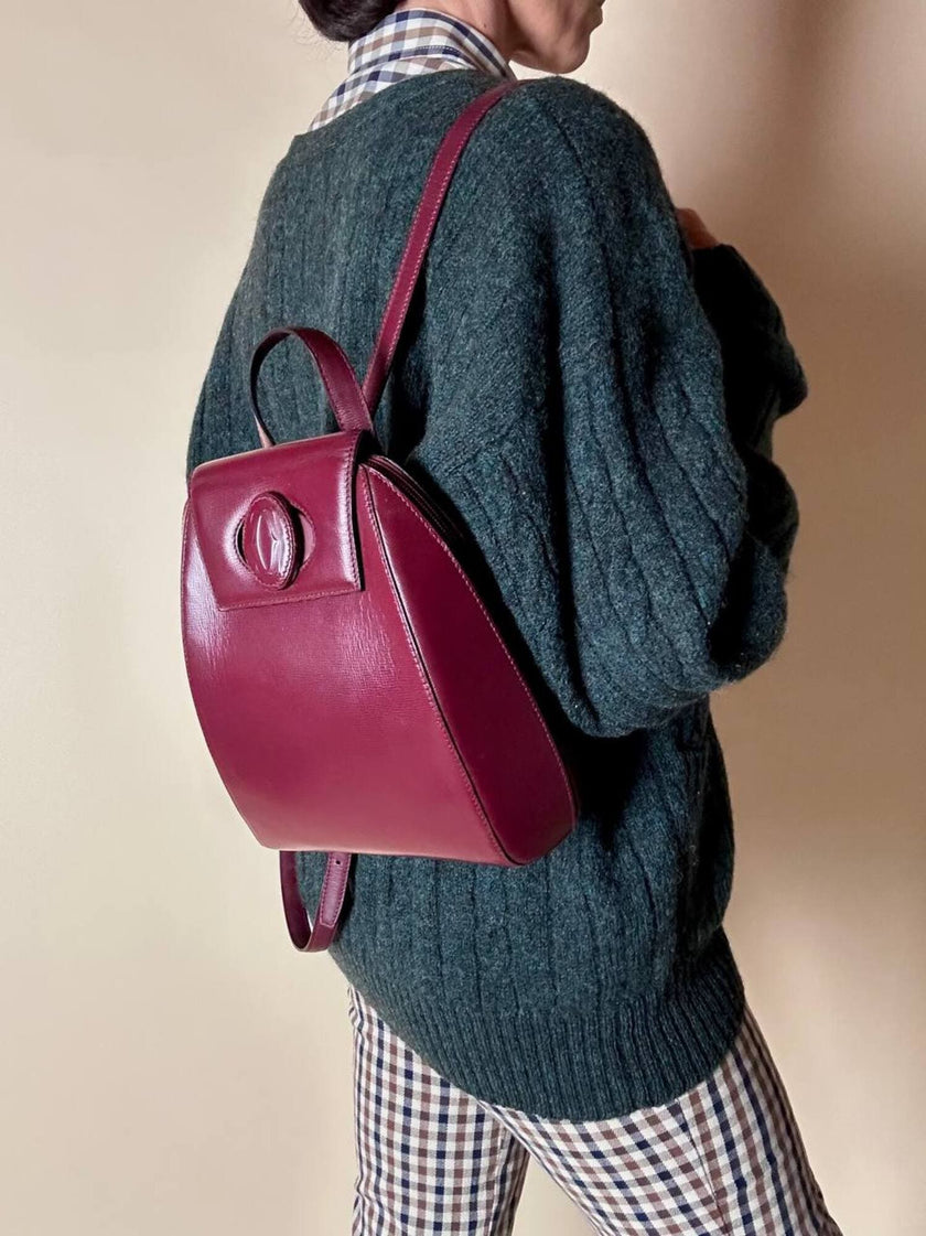 Cardigan Yves Saint Laurent in lana verde inglese con bottoni berlebeck