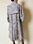 Trench oversize fantasia micro leopardo 