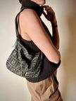 Borsa Fendi vintage in tela zucca