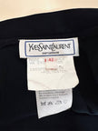 Gonna vintage Yves Saint Laurent in voile nero