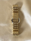 Orologio dorato con cinturino a bracciale “Seiko”