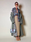 Camicia in caldo cotone fantasia tartan “Yves Saint Laurent”