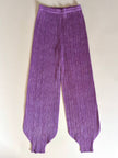 Pantalone lilla micro plissé moldello harem “Pleats Please