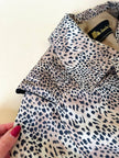Trench oversize fantasia micro leopardo 