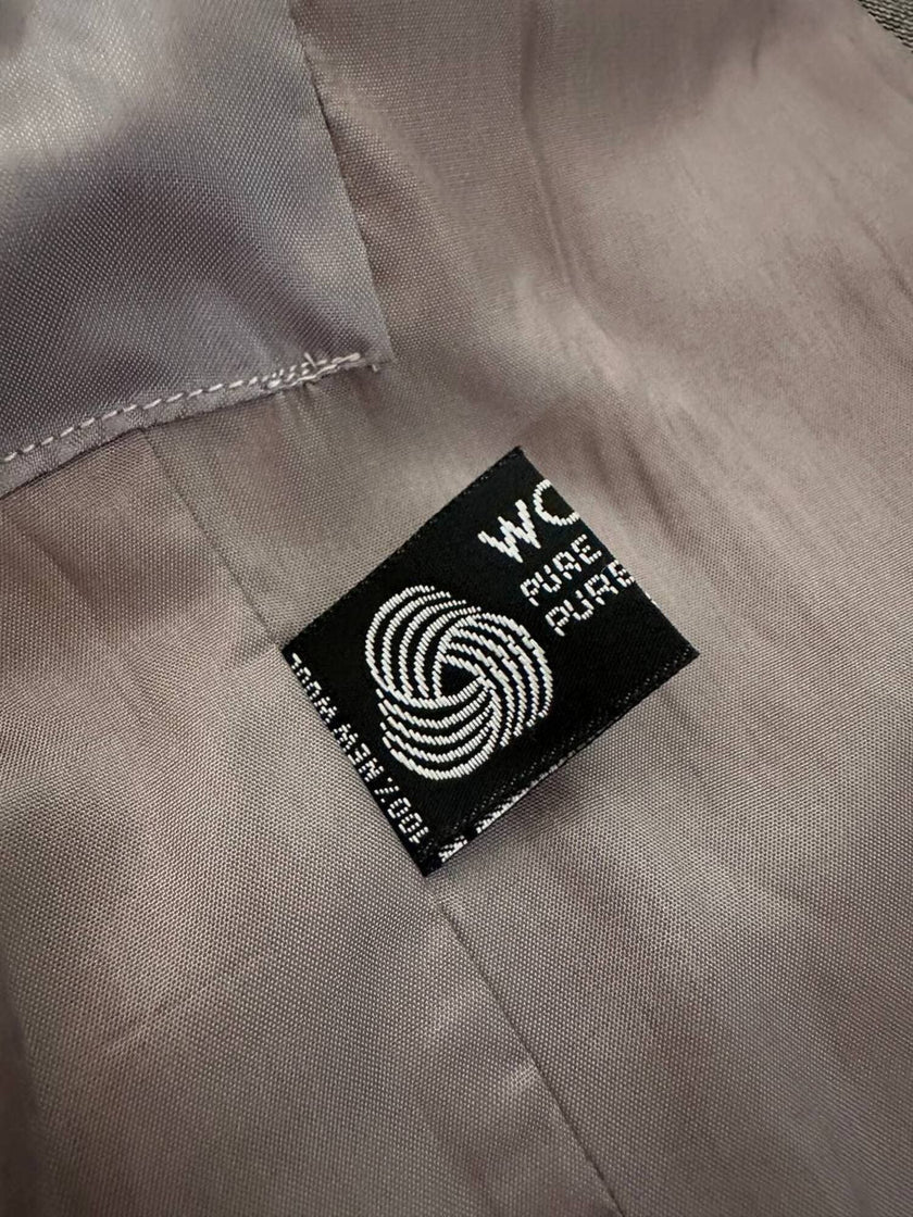 Giacca grigia con martingala “Yves Saint Laurent”