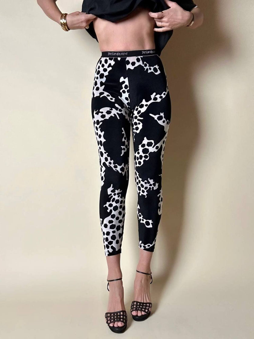 Sandali Yves Saint Laurent in pelle nera con tomaia a gabbia tacco a spillo e plateau – SS 2009