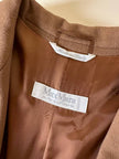 Vintage Max Mara blazer in pure dark camel cashmere