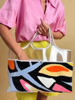 Maxi bag Emilio Pucci in PVC e velluto