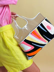 Maxi bag Emilio Pucci in PVC e velluto