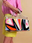 Maxi bag Emilio Pucci in PVC e velluto