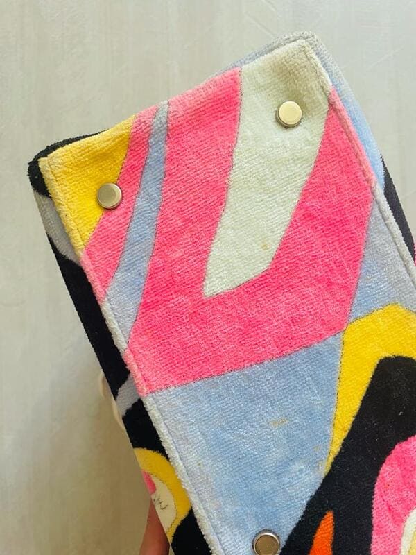 Maxi bag Emilio Pucci in PVC e velluto