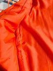 Orange blazer in panno Casentino
