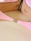 Slingback in pelle rosa con punta traforata “Valentino Garavani” by René Caovilla