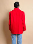 Giacca rossa in mohair Yves Saint Laurent