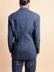 Tailleur gessato grigio antracite