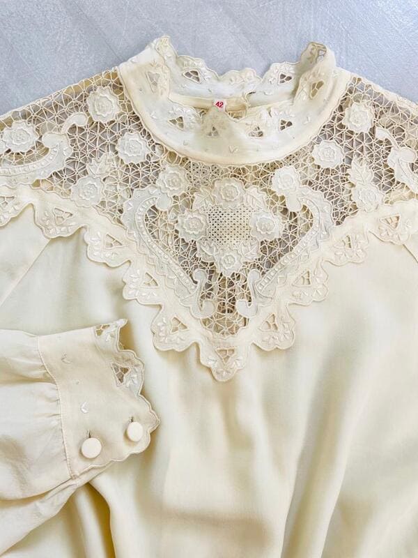 Victorian silk shirt